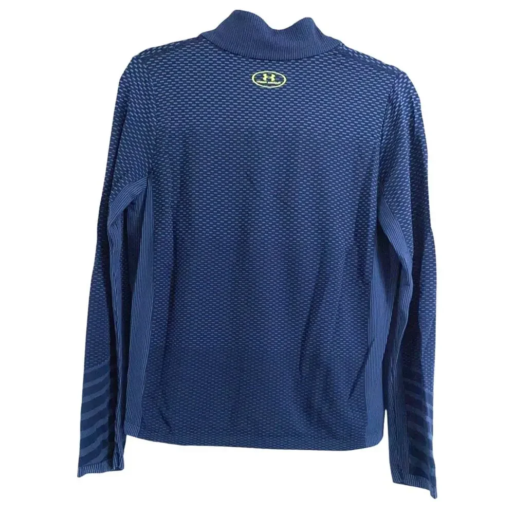Under Armour HeatGear 1/4 Zip Pullover Navy Youth XL Long Sleeve YXL Boys